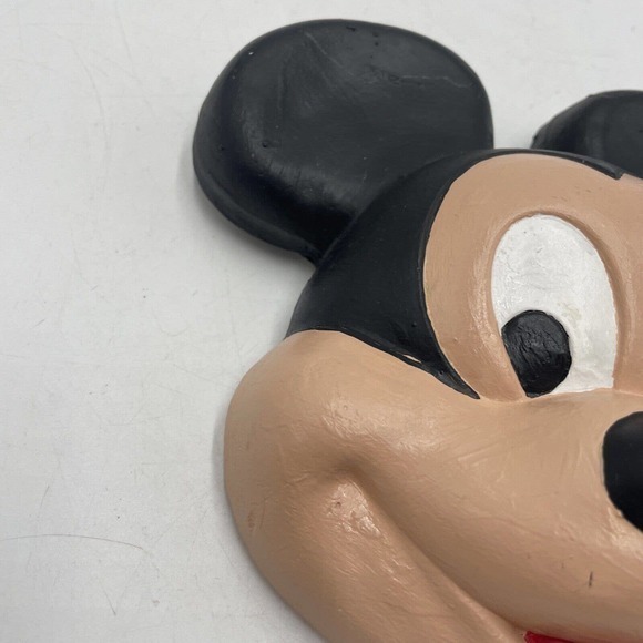 Vintage MICKEY MOUSE Head Mold 3D Disney Painted Face Wall Hanging - Picture 3 of 7